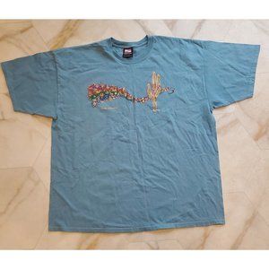 Four Corners Souvenir Travel T-Shirt Size 2XL Raised Graphic Vintage Sportex USA